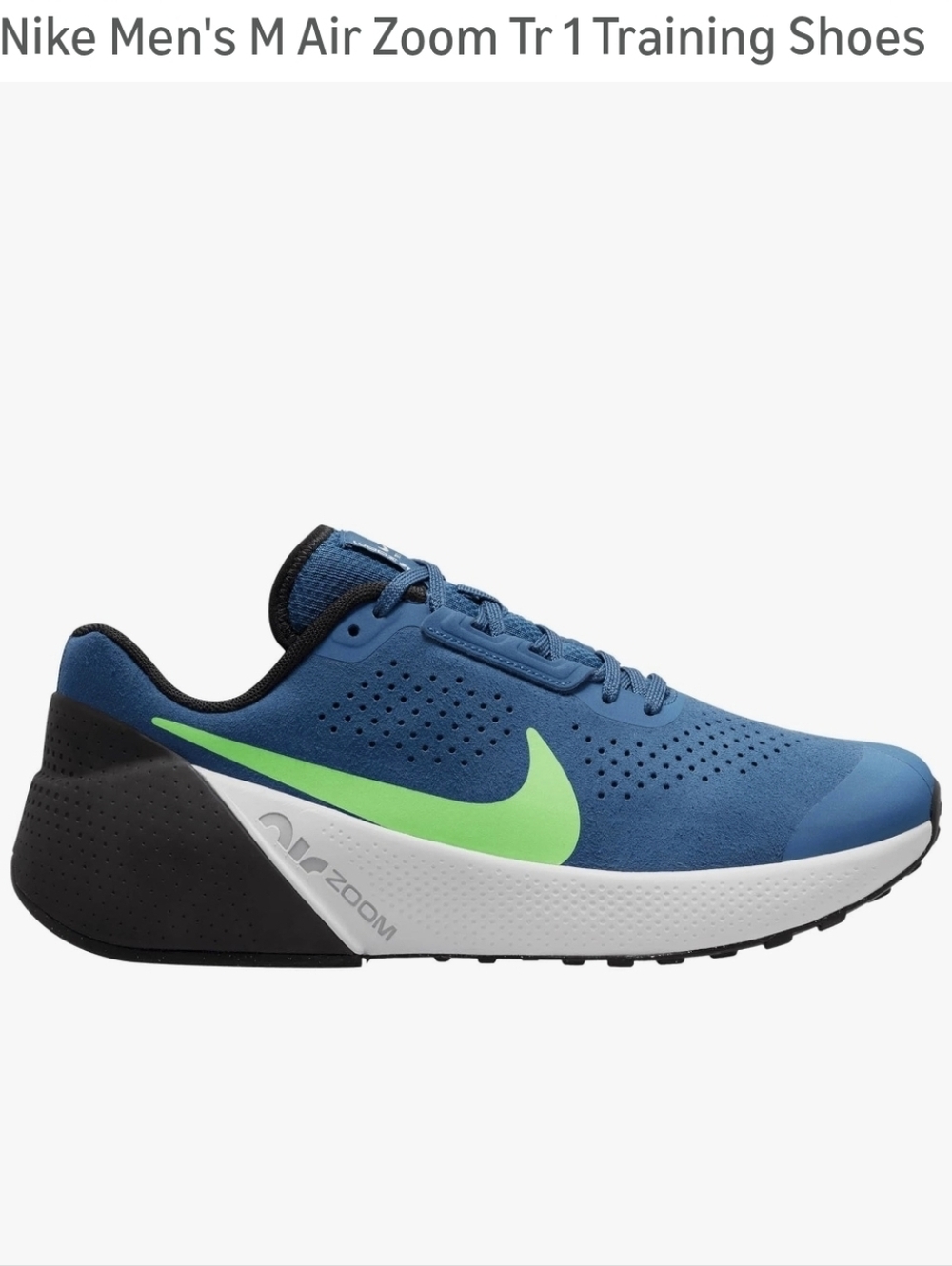 Nike Men's Air Zoom Training Shoes - Blue/Green